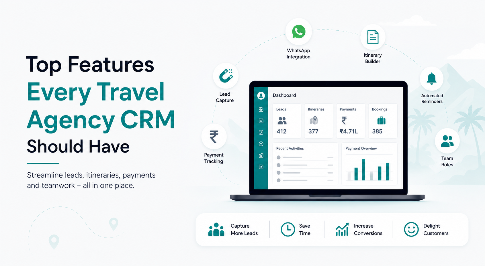 Top Features Every Travel Agency CRM Should Have
